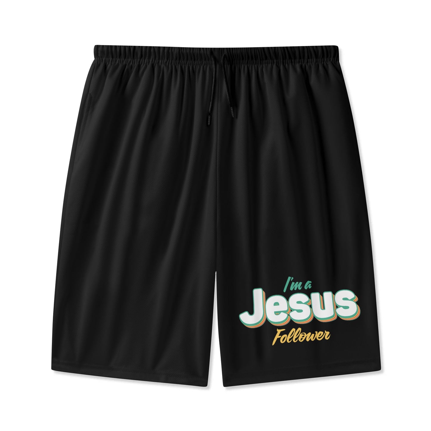 Im A Jesus Follower Youth Christian Shorts popcustoms