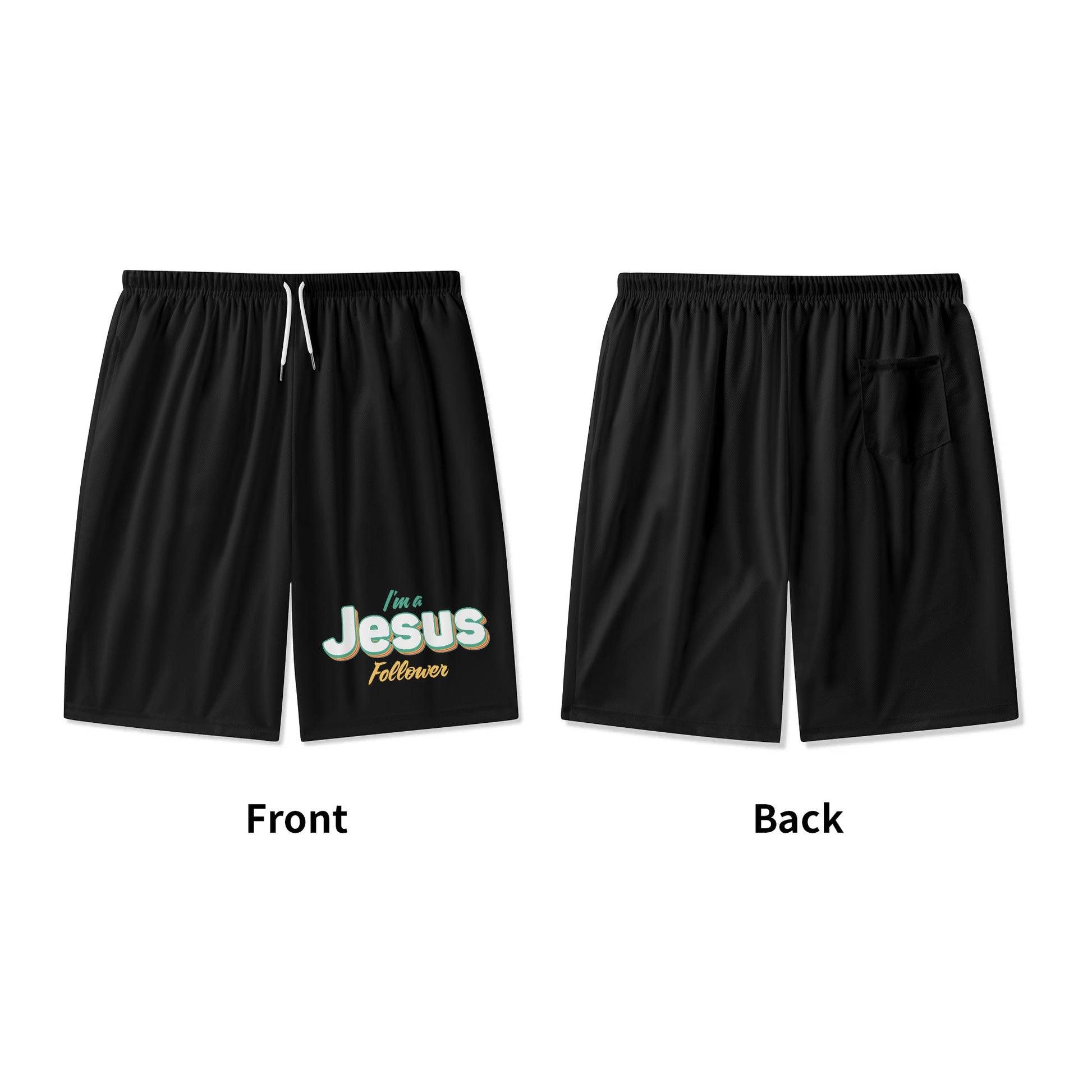 Im A Jesus Follower Youth Christian Shorts popcustoms