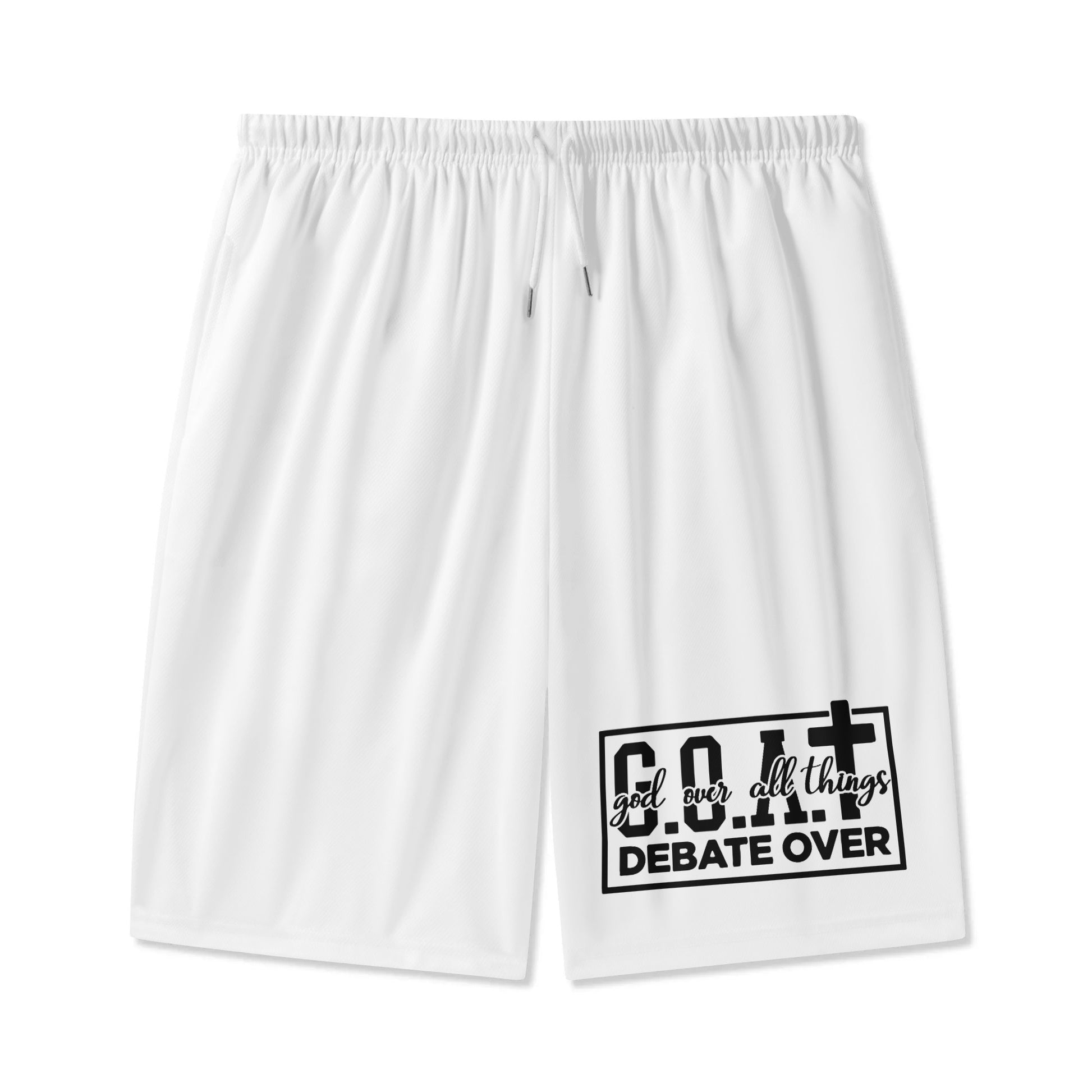 GOAT God Over All Things Debate Over Youth Christian Shorts popcustoms