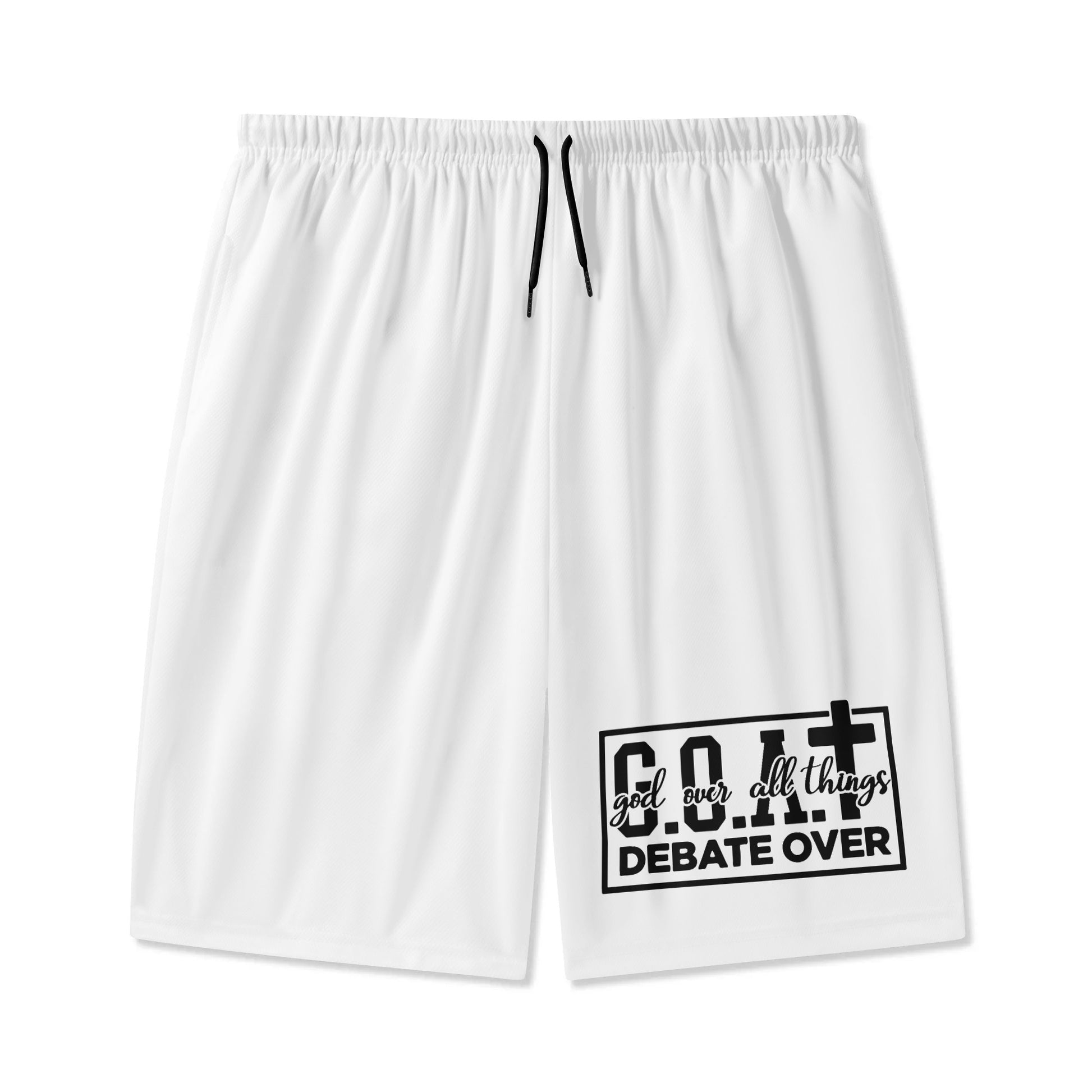 GOAT God Over All Things Debate Over Youth Christian Shorts popcustoms