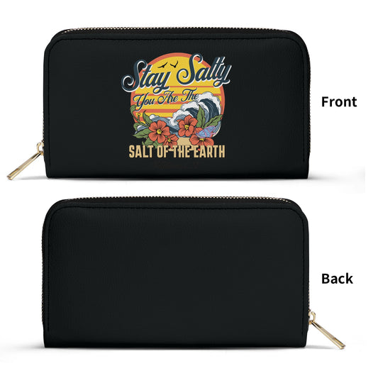 Stay Salty You Are The Salt Of The Earth PU Leather Womens Christian Wallet popcustoms