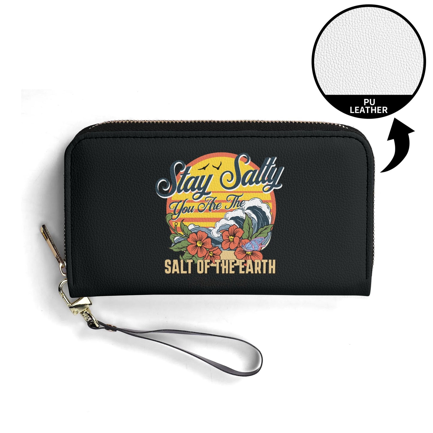 Stay Salty You Are The Salt Of The Earth PU Leather Womens Christian Wallet popcustoms