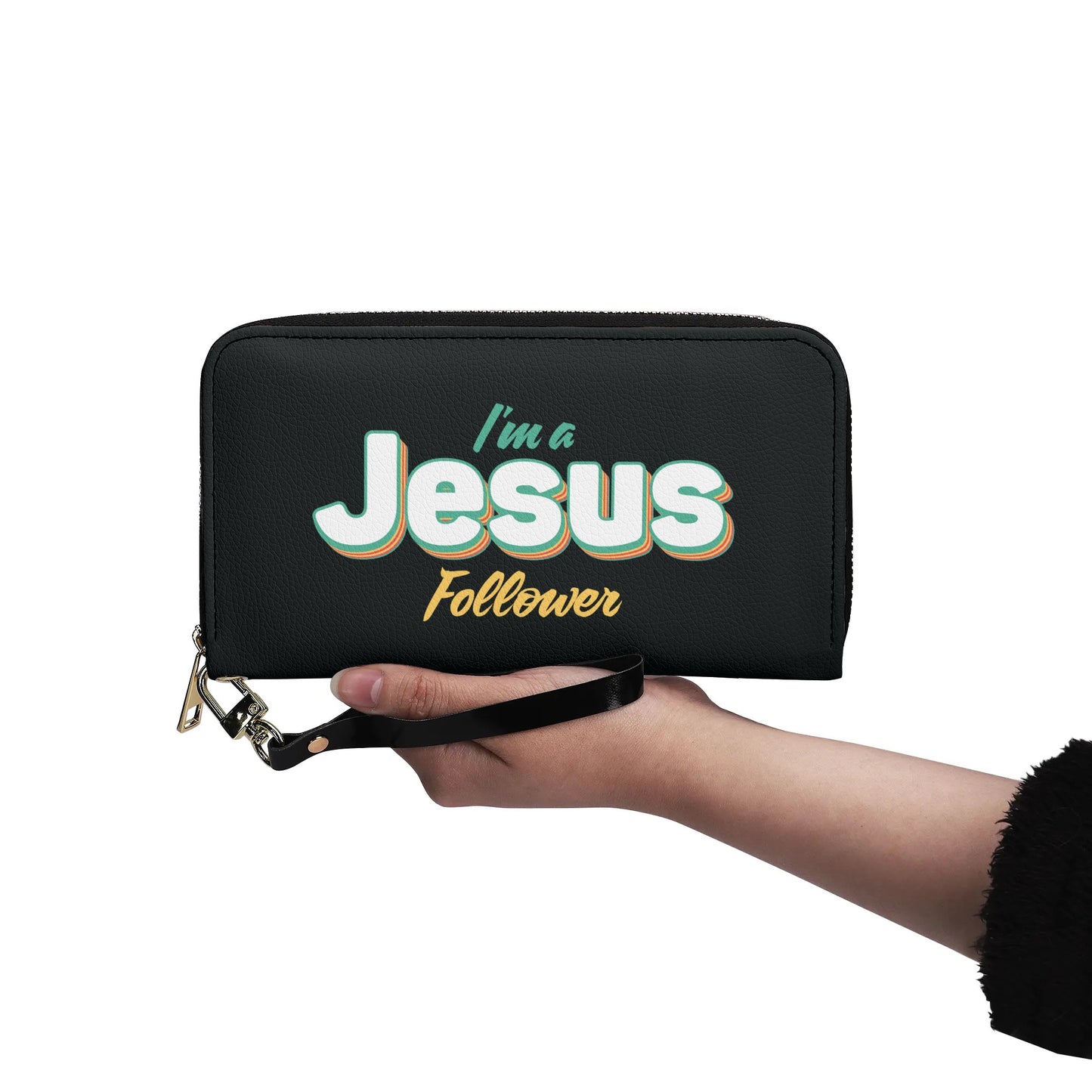 Im A Jesus Follower PU Leather Womens Christian Wallet popcustoms