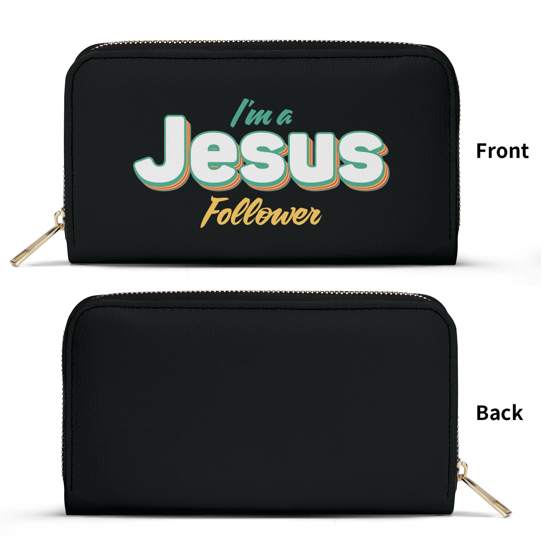 Im A Jesus Follower PU Leather Womens Christian Wallet popcustoms