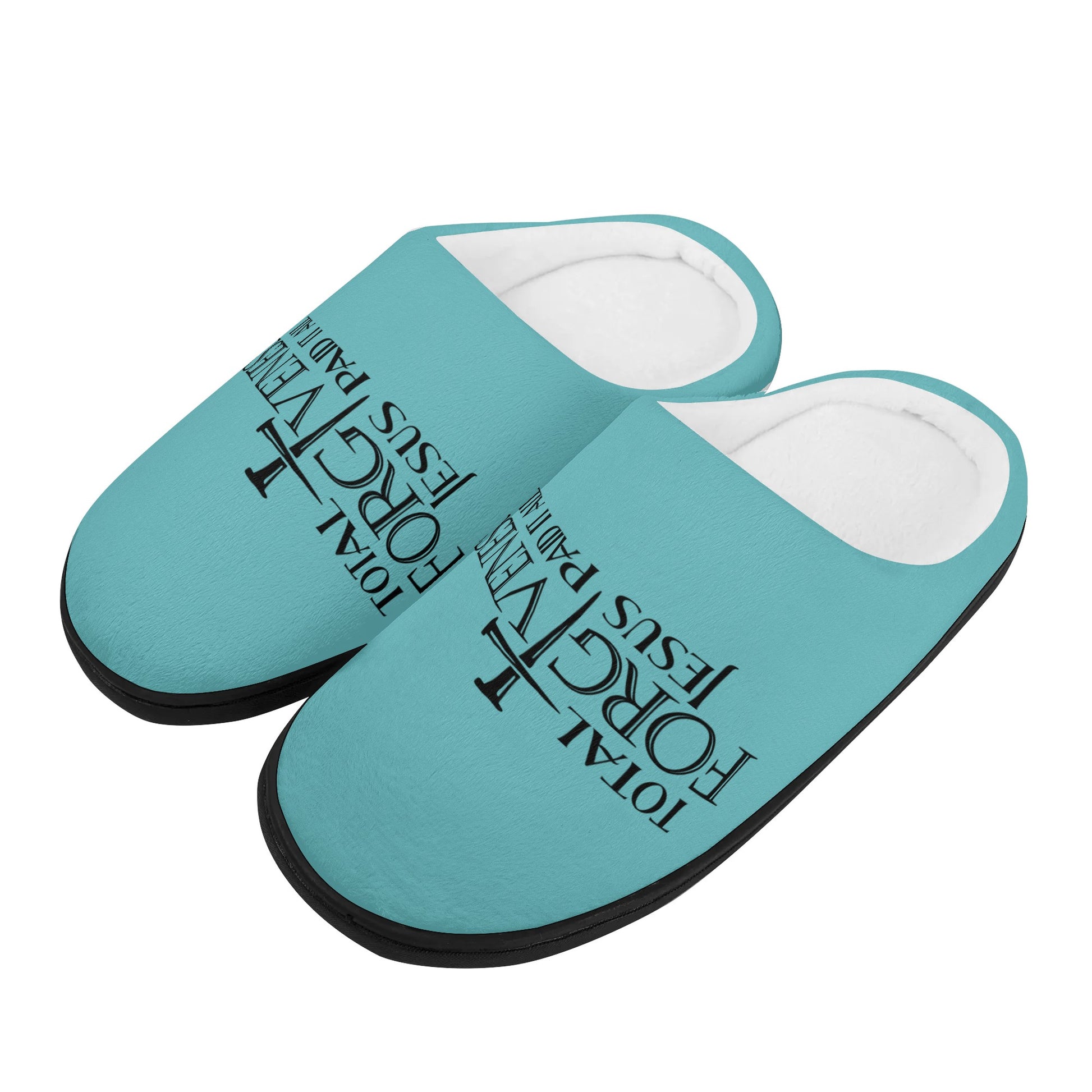 Total Forgiveness Jesus Paid It All Unisex Rubber Autumn Christian Slipper Room Shoes popcustoms