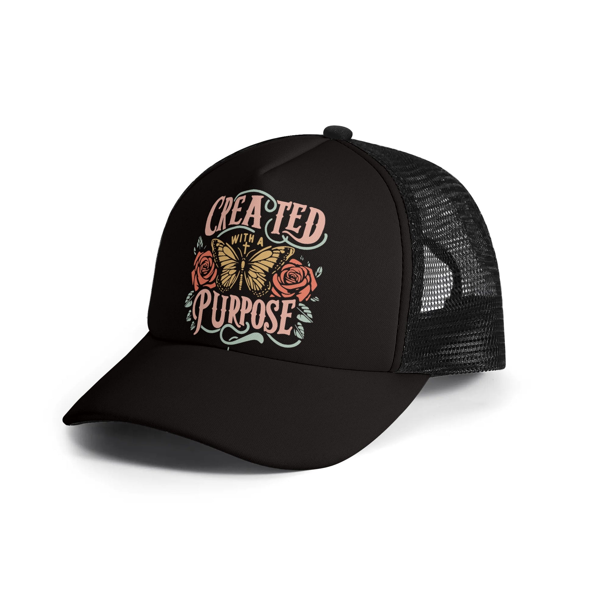 Created With A Purpose Purpose Christian Kids Hat popcustoms