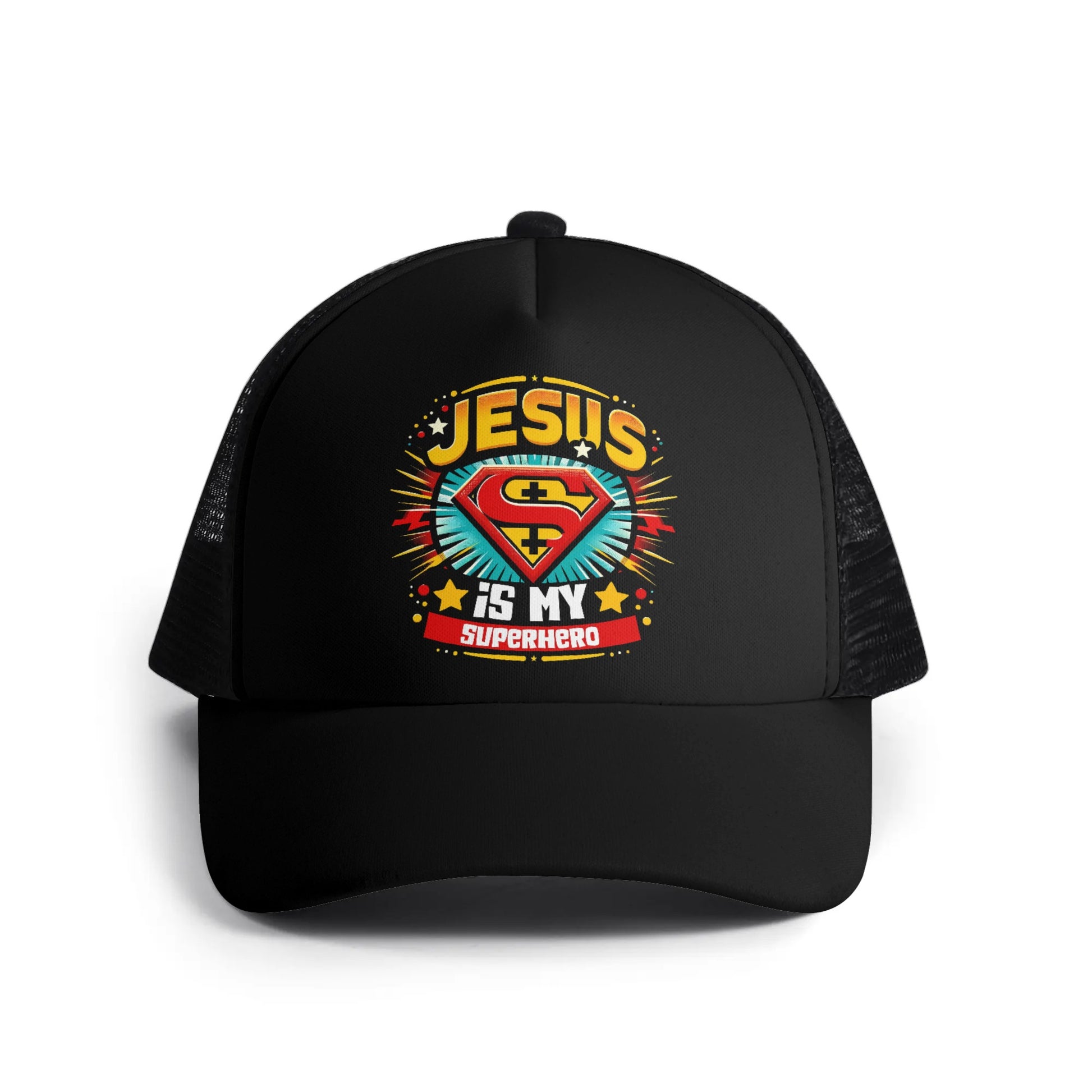 Jesus Is My Superhero Christian Kids Hat popcustoms