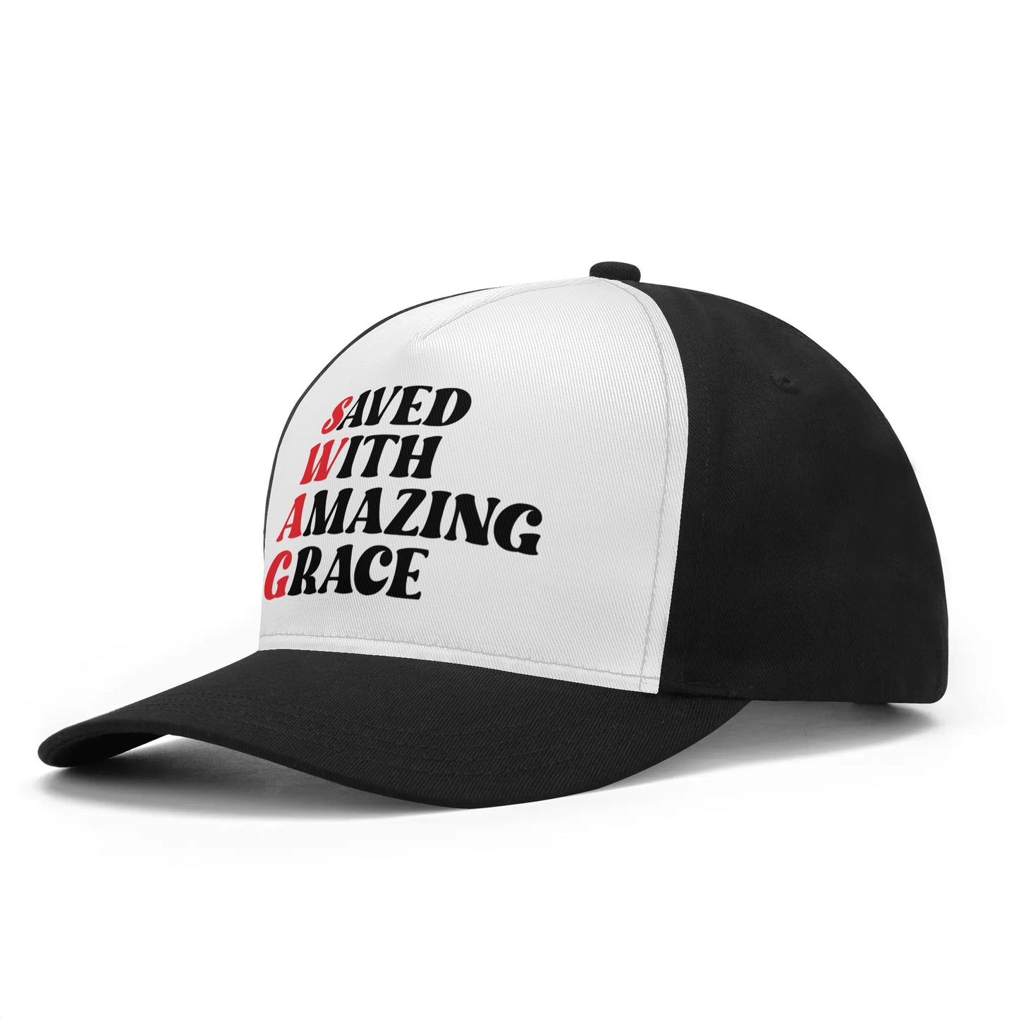 SWAG Saved With Amazing Grace Christian Hat