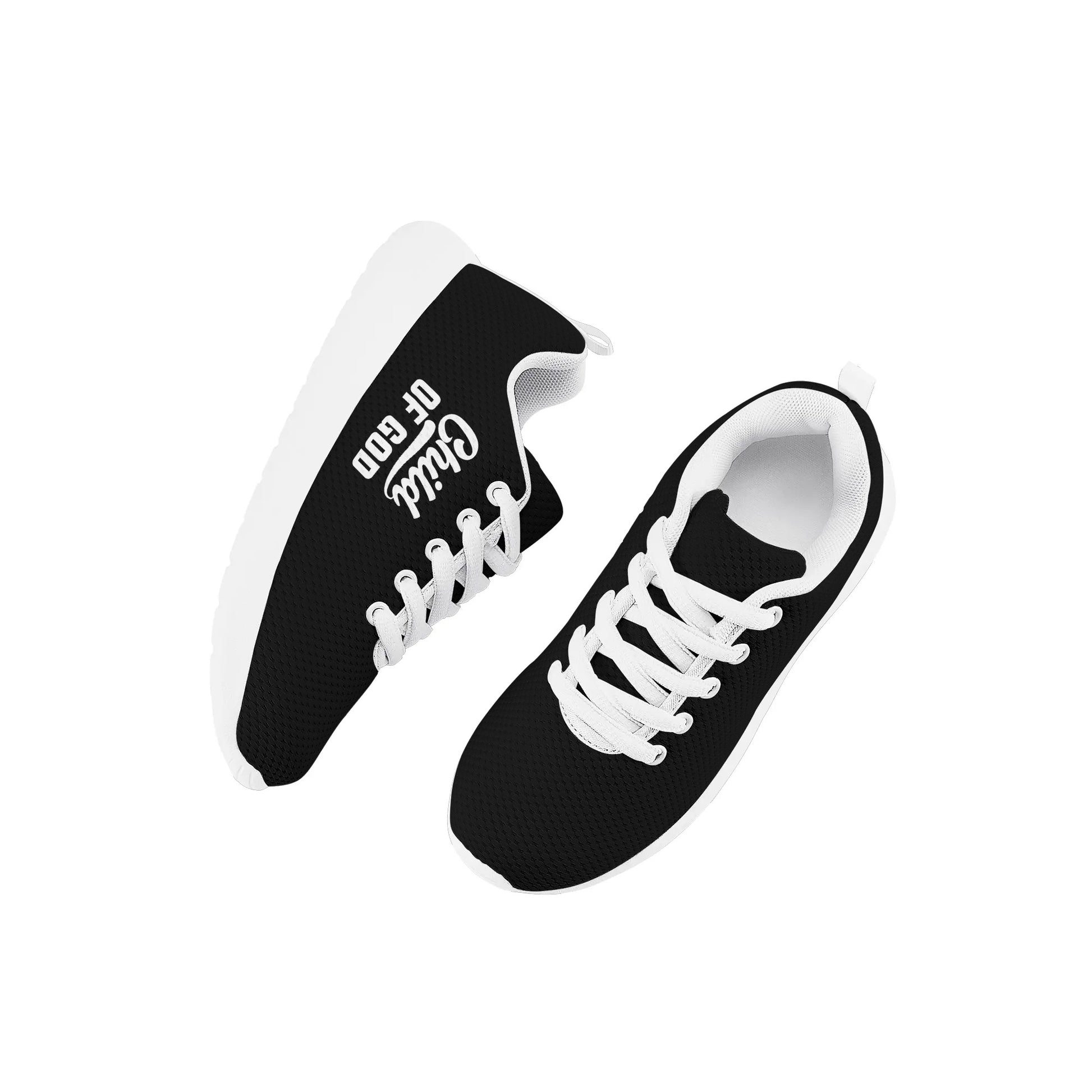 Child Of God Kids Lace-up Athletic Christian Sneakers popcustoms