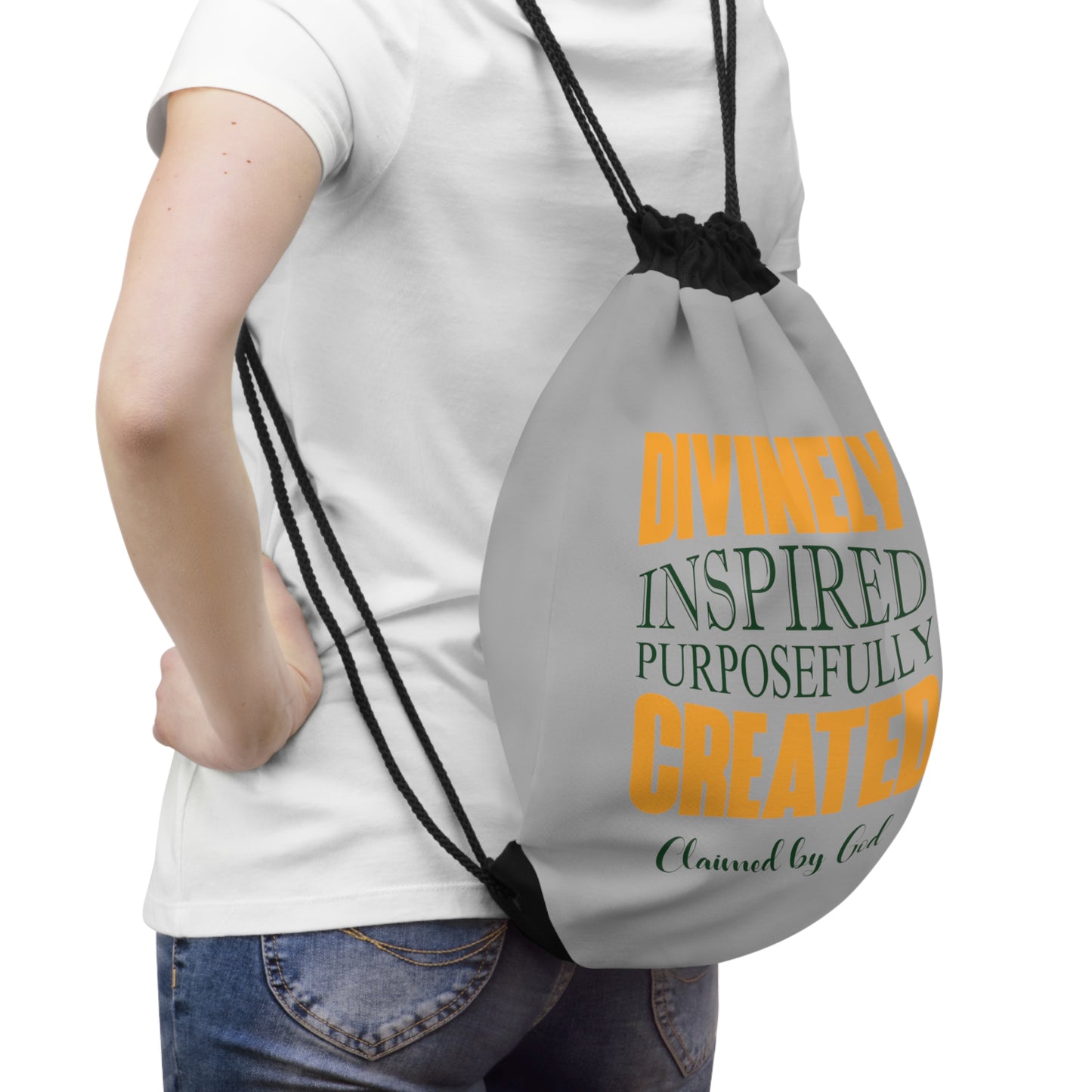 Divinely Inspired Purposefully Created Drawstring Bag