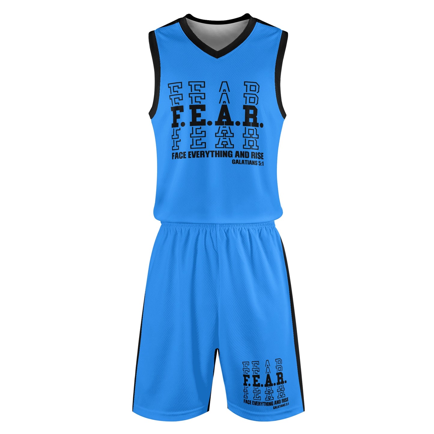 FEAR Face Everything And Rise Mens Summer Christian Casual Outfit