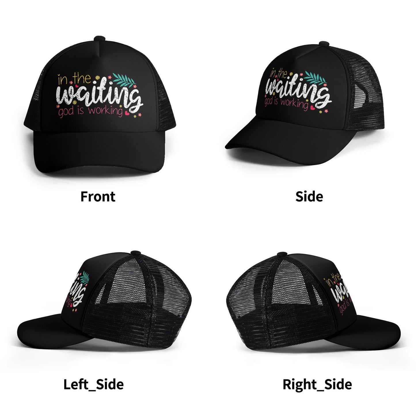 In The Waiting God Is Working Christian Kids Hat