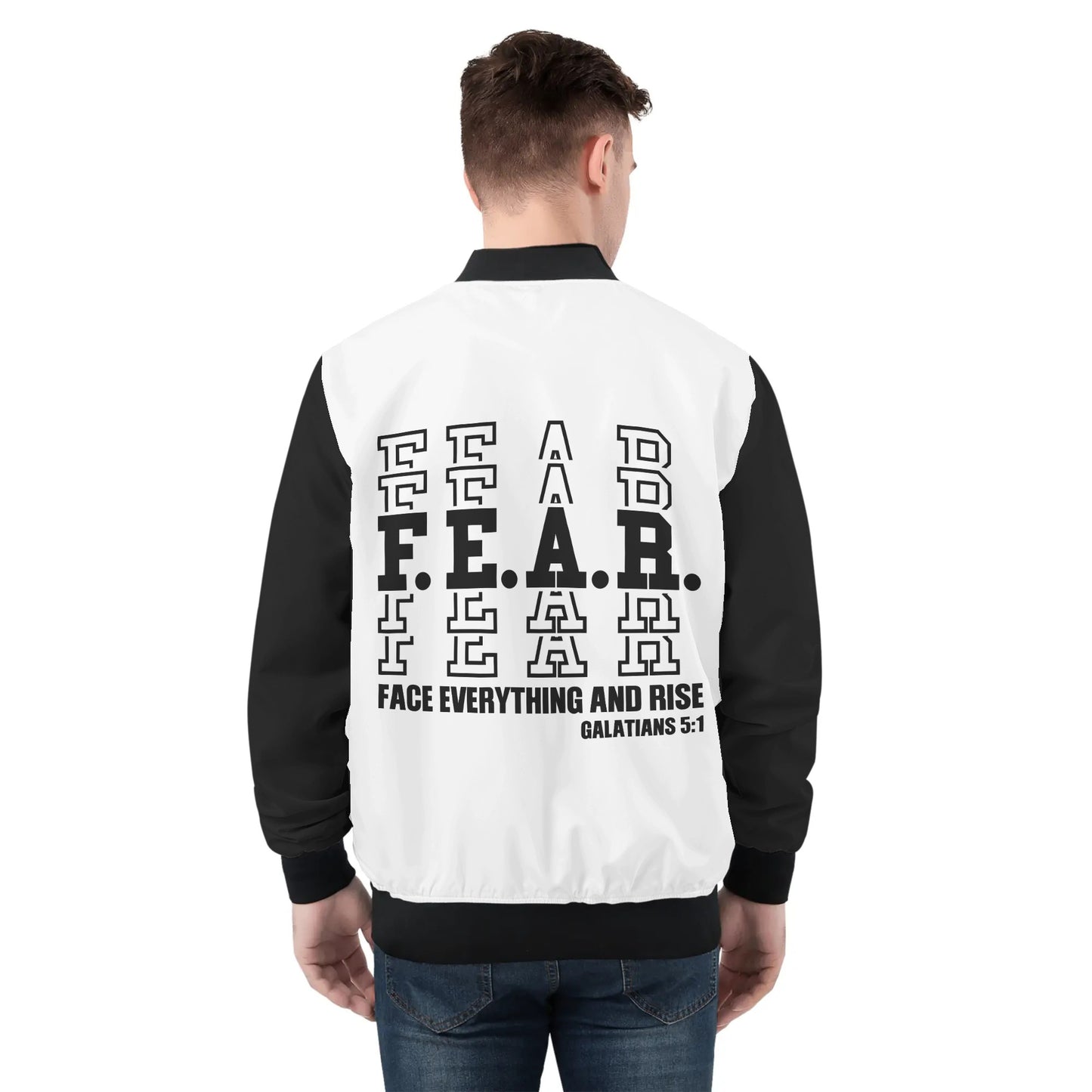 Face Everything And Rise Mens Christian Jacket