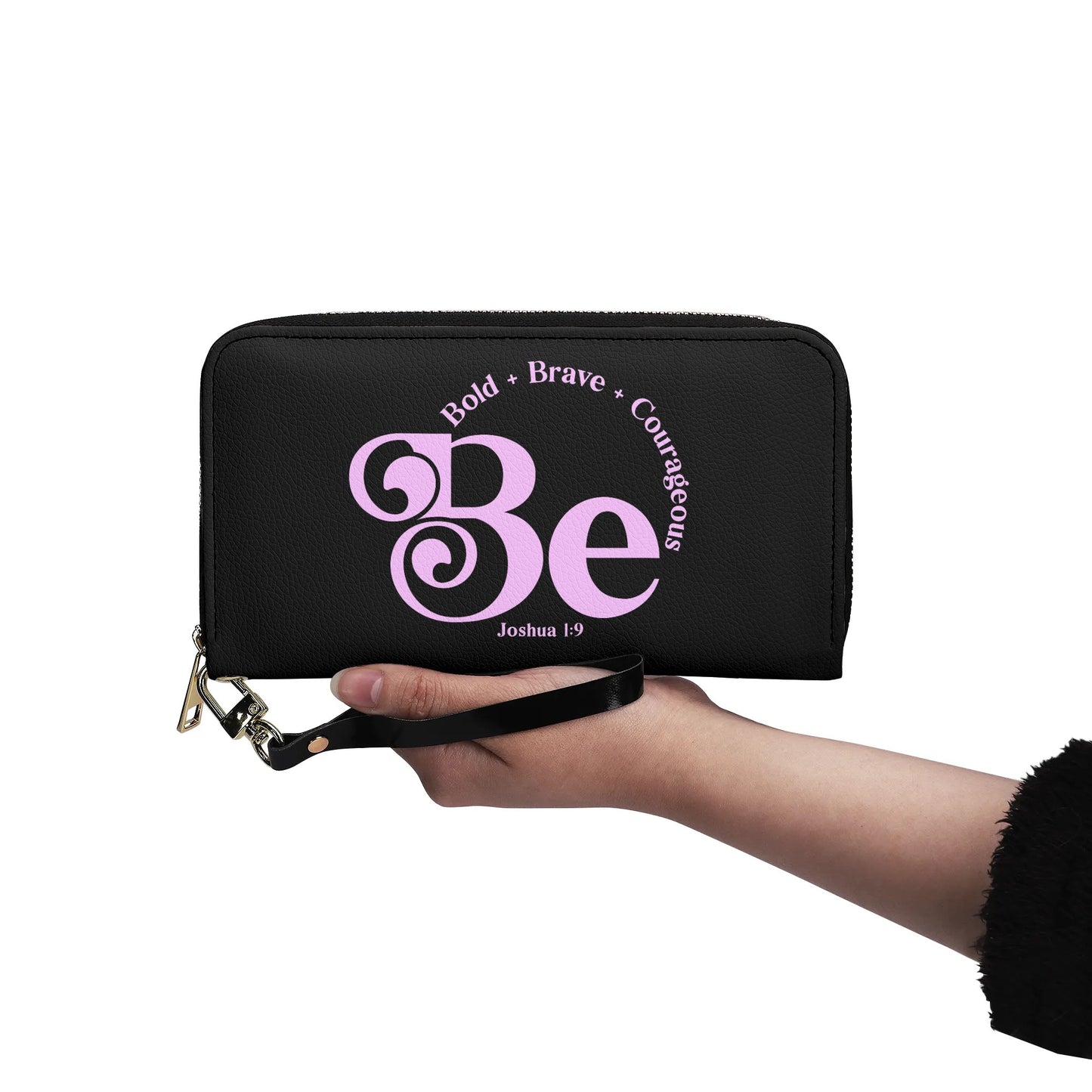 Be Bold Brave Courageous PU Leather Womens Christian Wallet