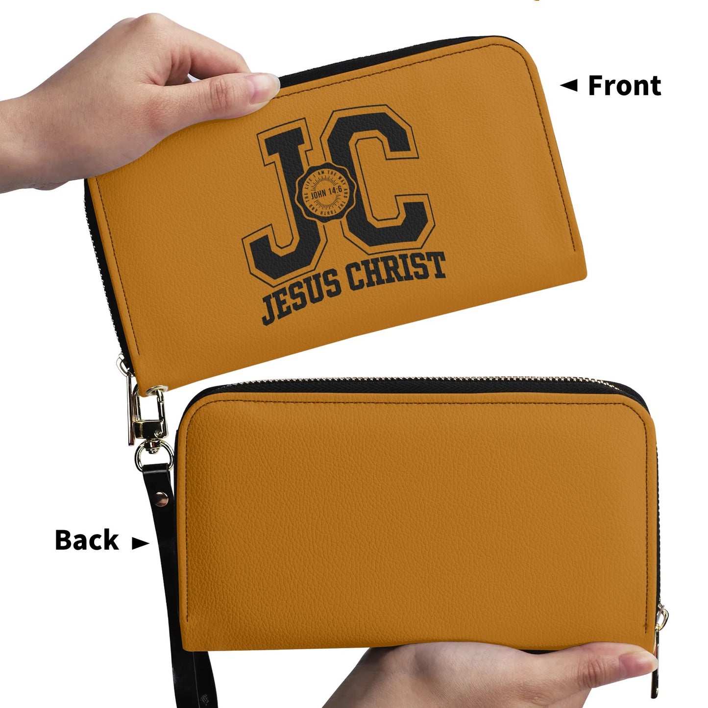 JC Jesus Christ PU Leather Womens Christian Wallet