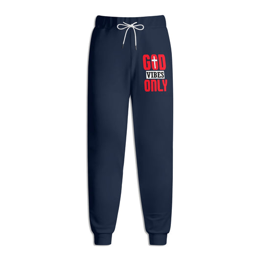 God Vibes Only Unisex Adult Joggers Christian Sweatpants