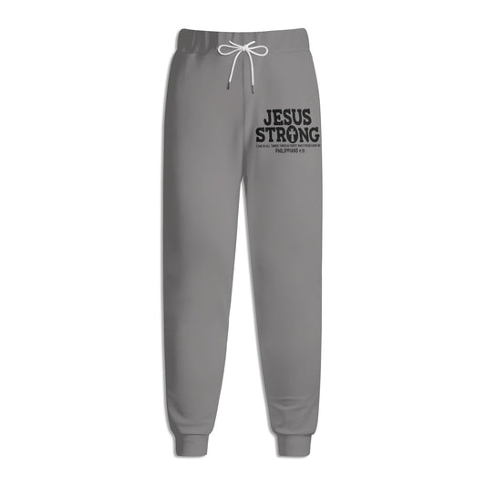 Jesus Strong Unisex Adult Joggers Christian Sweatpants