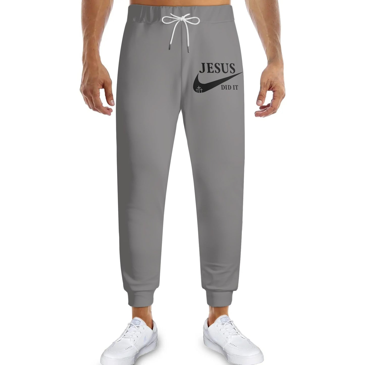 Try Jesus Not Me I Throw Hands Unisex Adult Joggers Christian Sweatpants