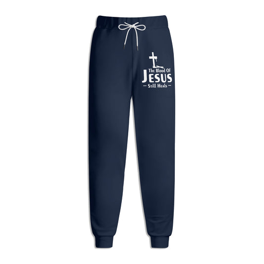 The Blood Of Jesus Still Heals Unisex Adult Joggers Christian Sweatpants