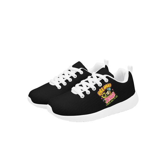 Bee Who Jesus Wants You To Be Kids Lace-up Athletic Christian Sneakers