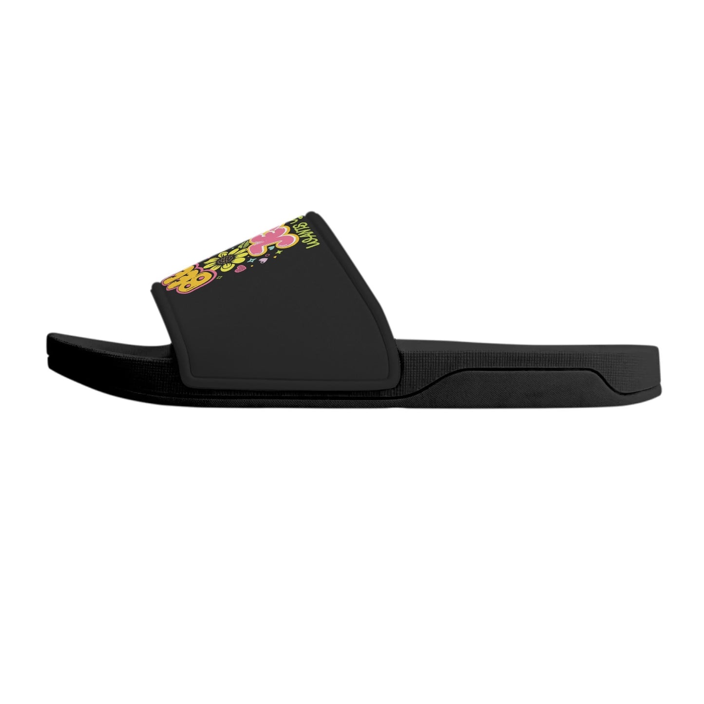 Bee Who Jesus Wants You To Be Kids Christian Slide Sandals