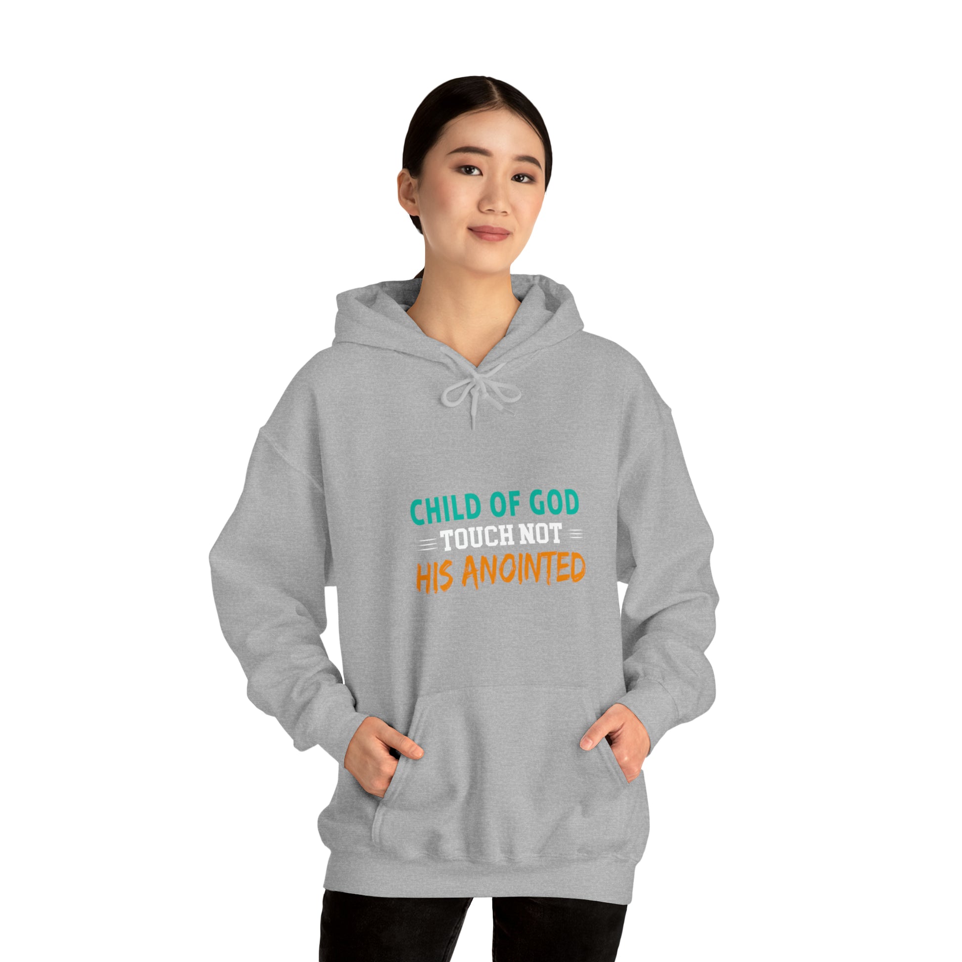 Child Of God Touch Not His Anointed Christian Unisex Pull On Hooded sweatshirt Printify