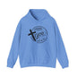 Unisex Christian Hooded Sweatshirt - Loading He Aint Done With Me Yet