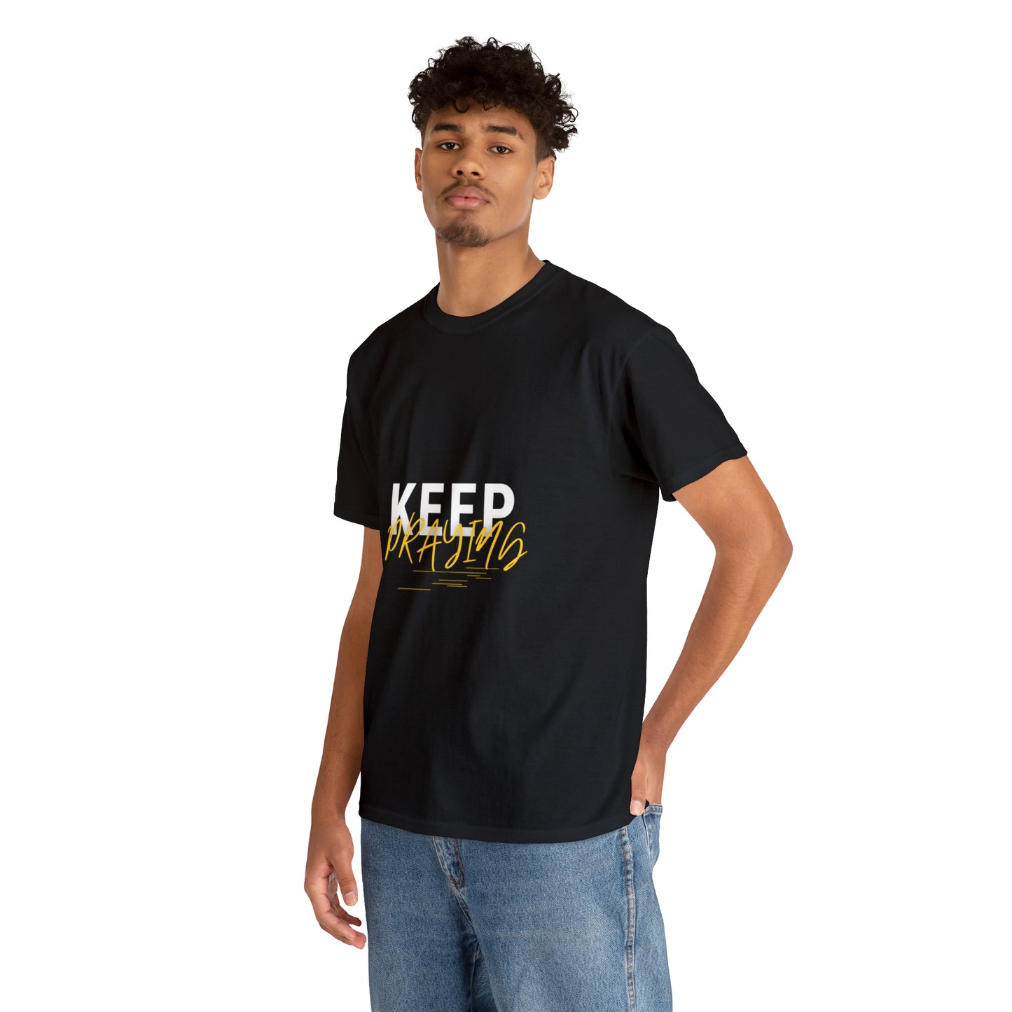 Keep Praying Unisex Heavy Cotton Tee Printify