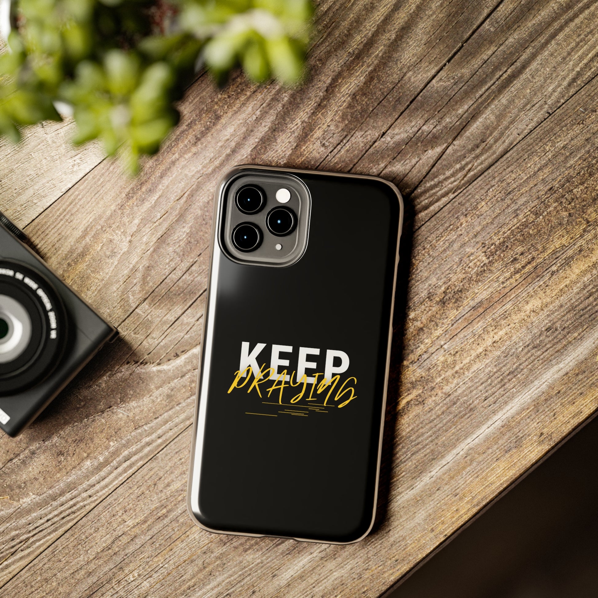 Keep Praying Christian Phone Tough Phone Cases, Case-Mate Printify