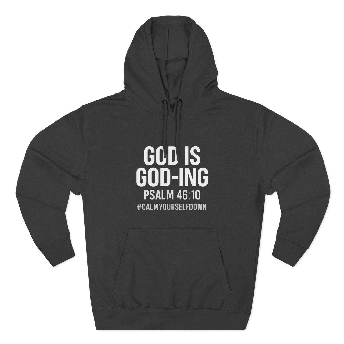 Faith - Inspired Fleece Hoodie | God is Good, Psalm 46:10, Cozy Gift, Spiritual Apparel, Inspirational Hoodie, Everyday Wear - ClaimedbyGodDesigns