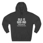 Faith - Inspired Fleece Hoodie | God is Good, Psalm 46:10, Cozy Gift, Spiritual Apparel, Inspirational Hoodie, Everyday Wear - ClaimedbyGodDesigns