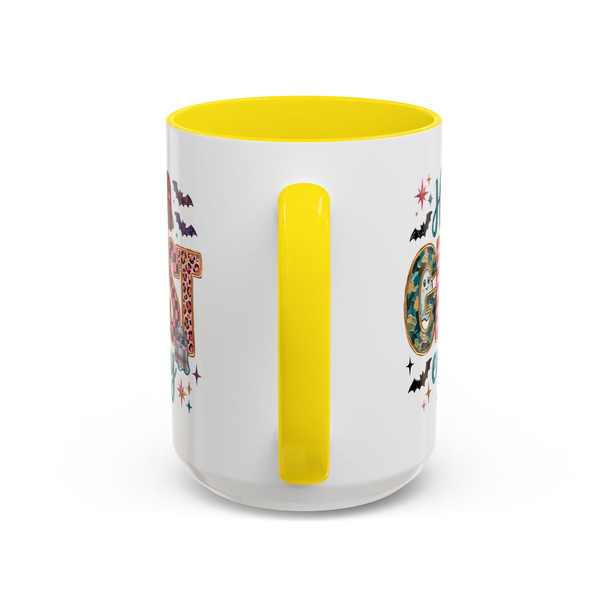 Accent Christian Coffee Mug — "Holy Ghost Energy" Halloween Cute Spooky Ceramic Mug (11/15oz)