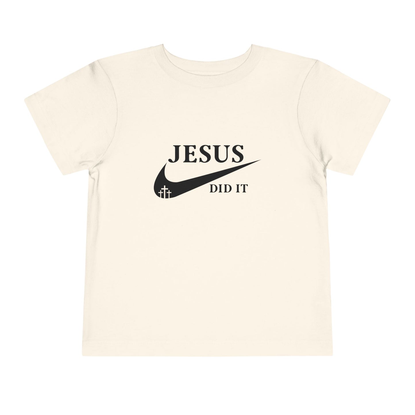 Jesus Did It (Nike reference) Christian Toddler T-Shirt