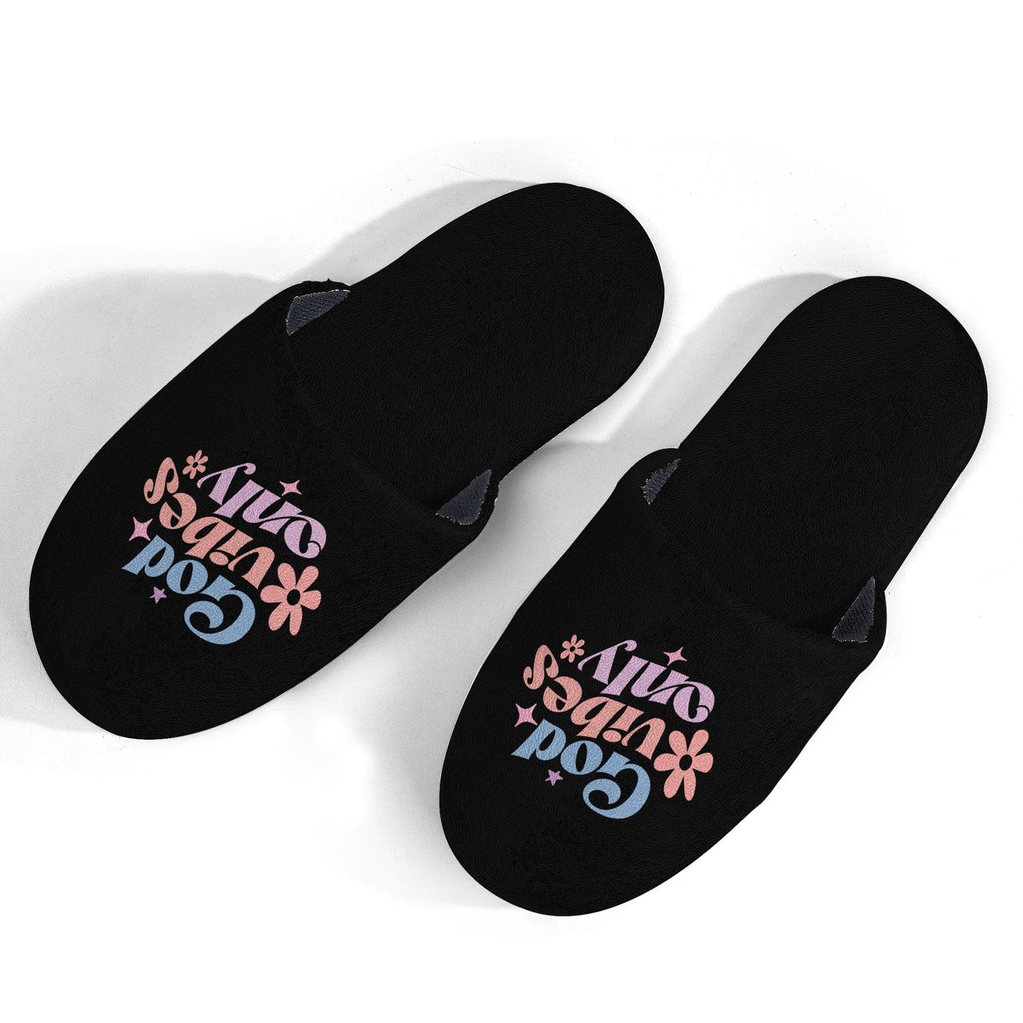 God Vibes Only Kids Christian Slippers