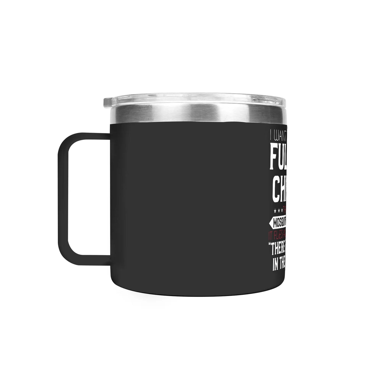 There Is Power In The Blood 14oz Stainless Steel Christian Coffee Mug Cup with Lid and Handle