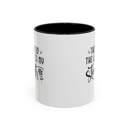 Inspirational Accent Coffee Mug - The Joy of the Lord is My Strength - Perfect for Faith Lovers