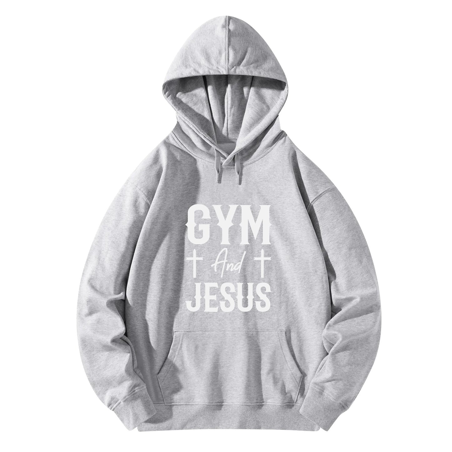 Gym And Jesus Unisex Christian Gym Hooded Sweatshirt