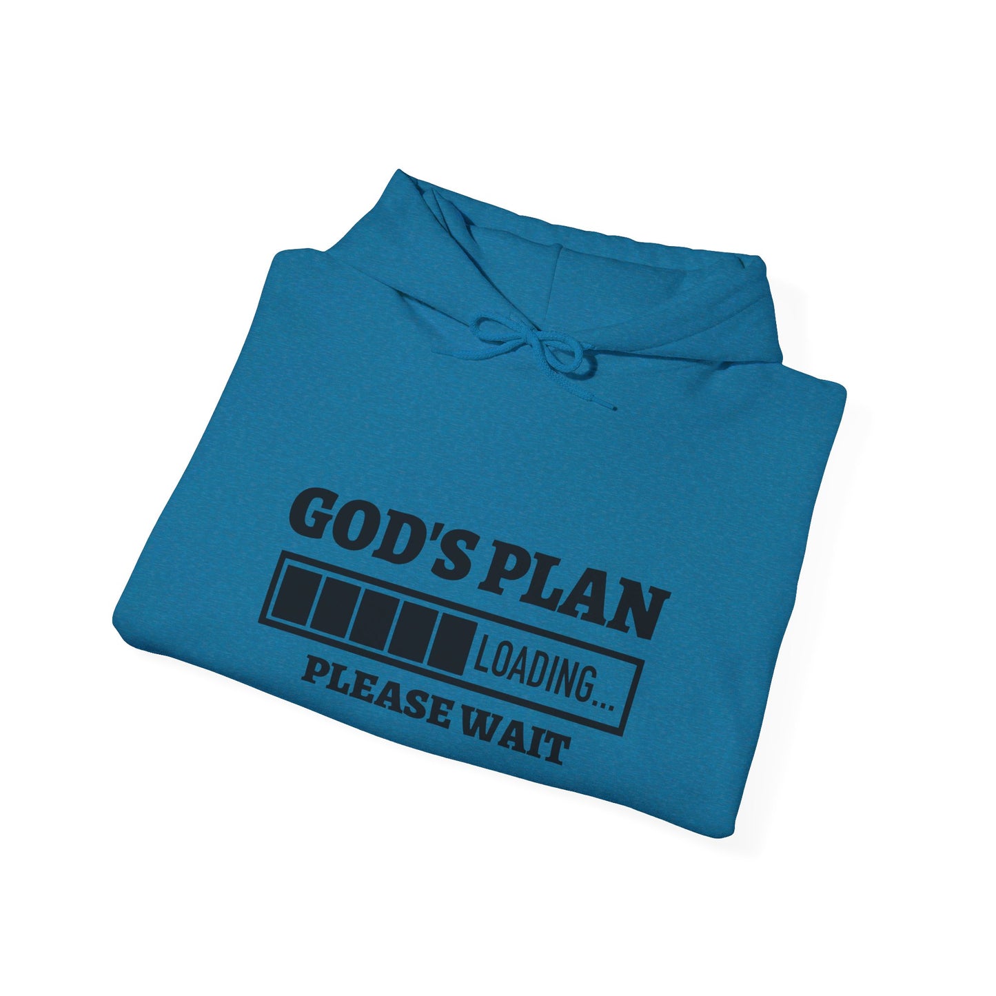 God's Plan Loading Unisex Christian Pullover Hooded Sweatshirt