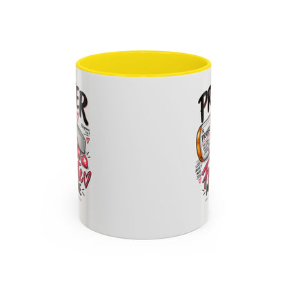 Prayer Is My Favorite Medicine Accent Coffee Mug – Inspirational Religious Gift