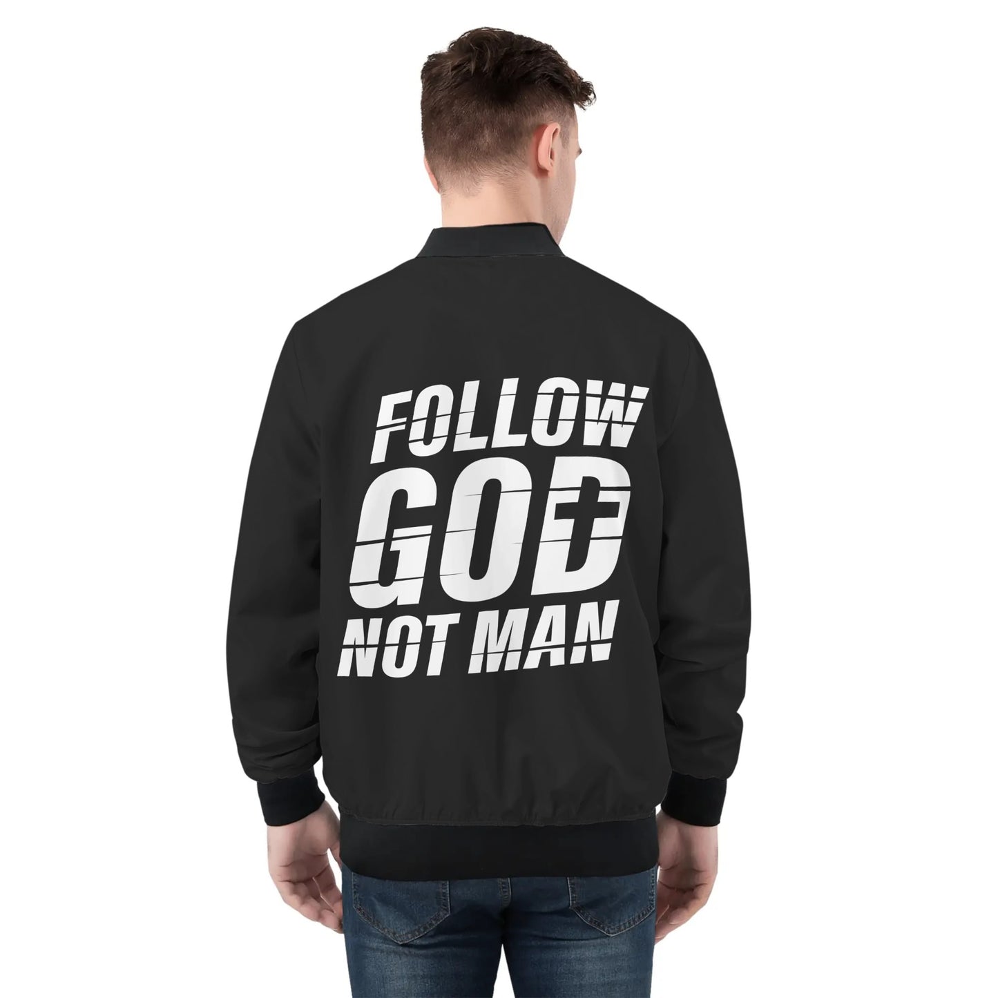 Follow God Not Man Mens Christian Jacket