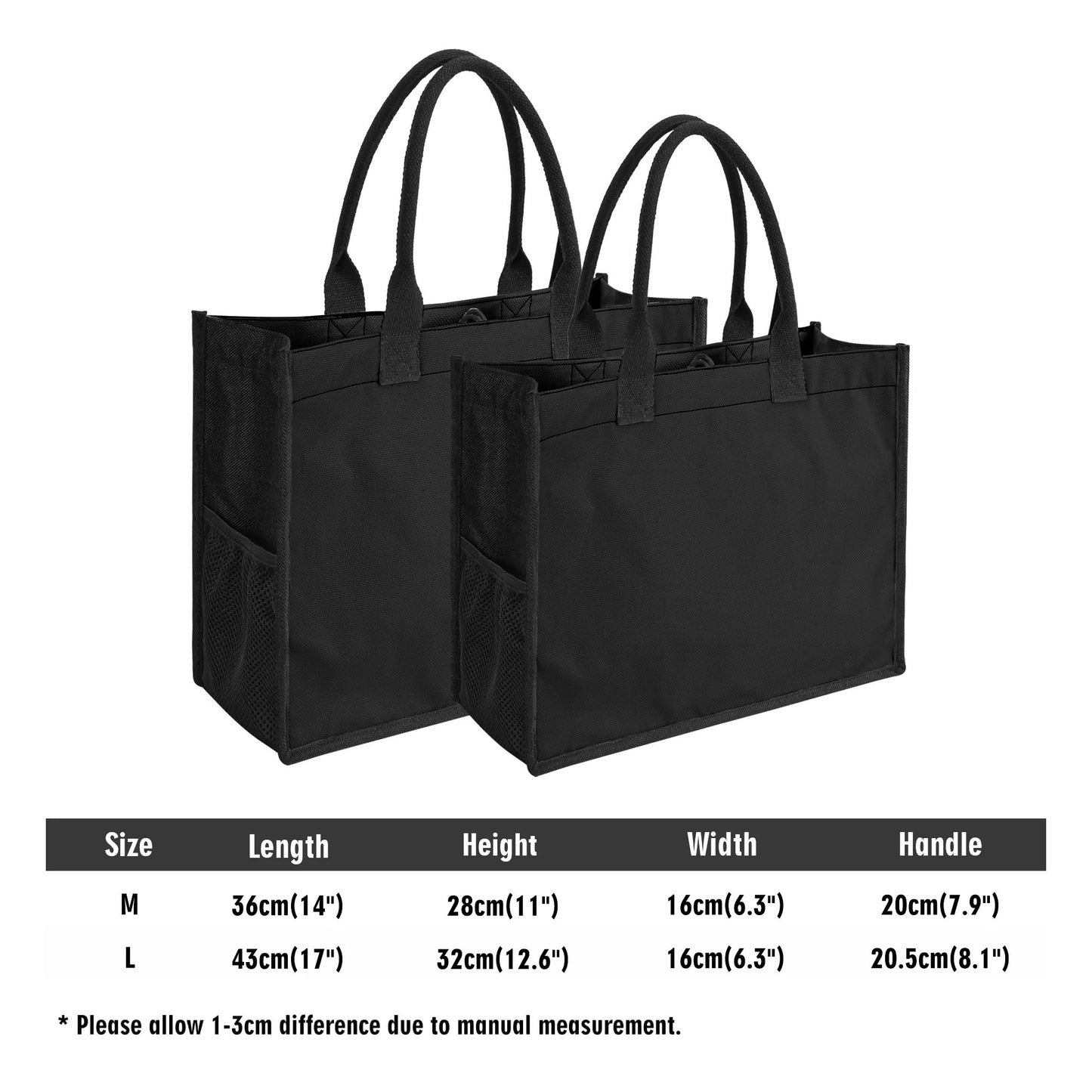 Seek First The Kingdom Christian Premium Canvas Tote Bag（3 layers）