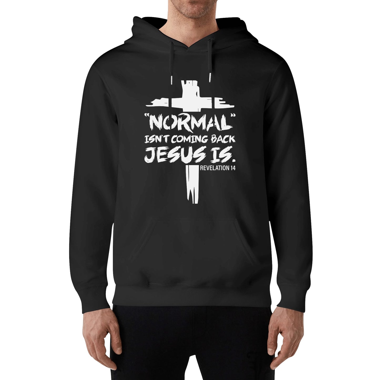 Normal Isnt Coming Back But Jesus Is Unisex Christian Hooded Sweatshirt