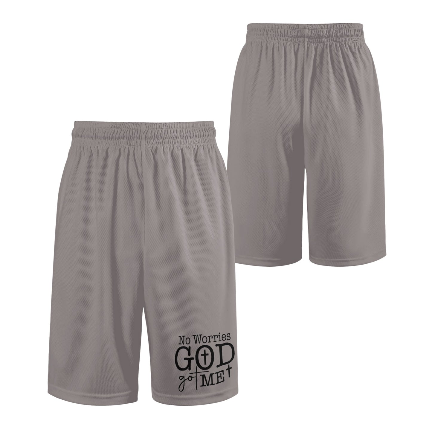 No Worries God Got Me Men's Christian Shorts