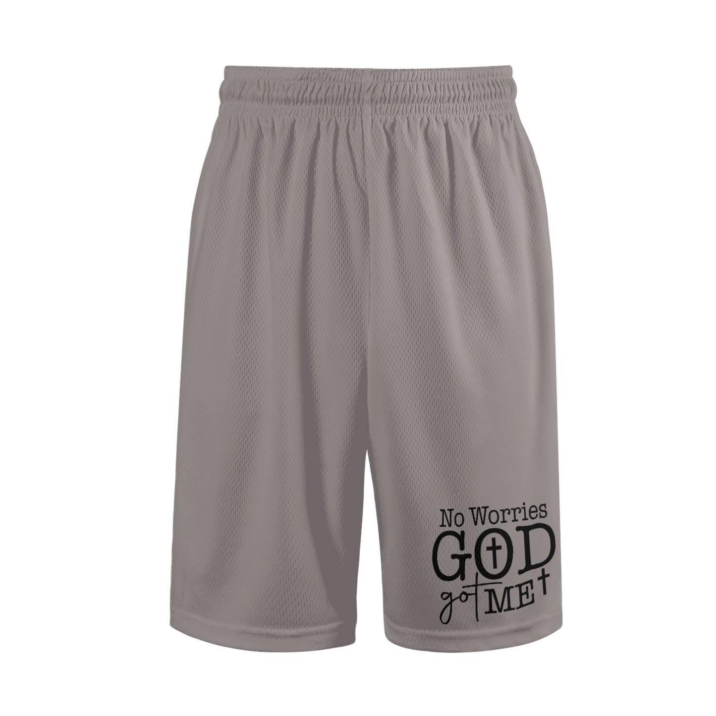 No Worries God Got Me Men's Christian Shorts