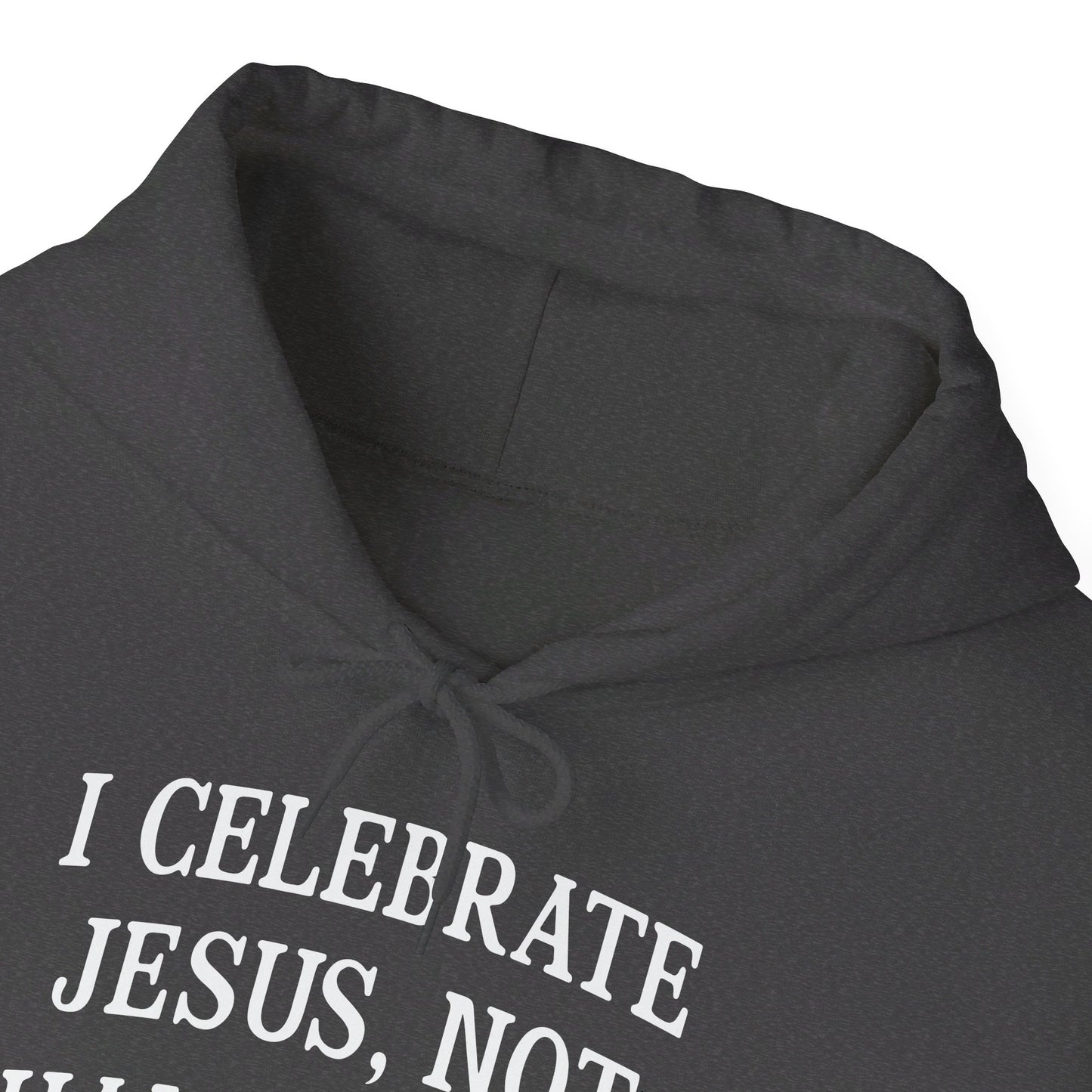 I Celebrate Jesus Not Halloween Halloween Unisex Christian Pullover Hooded Sweatshirt