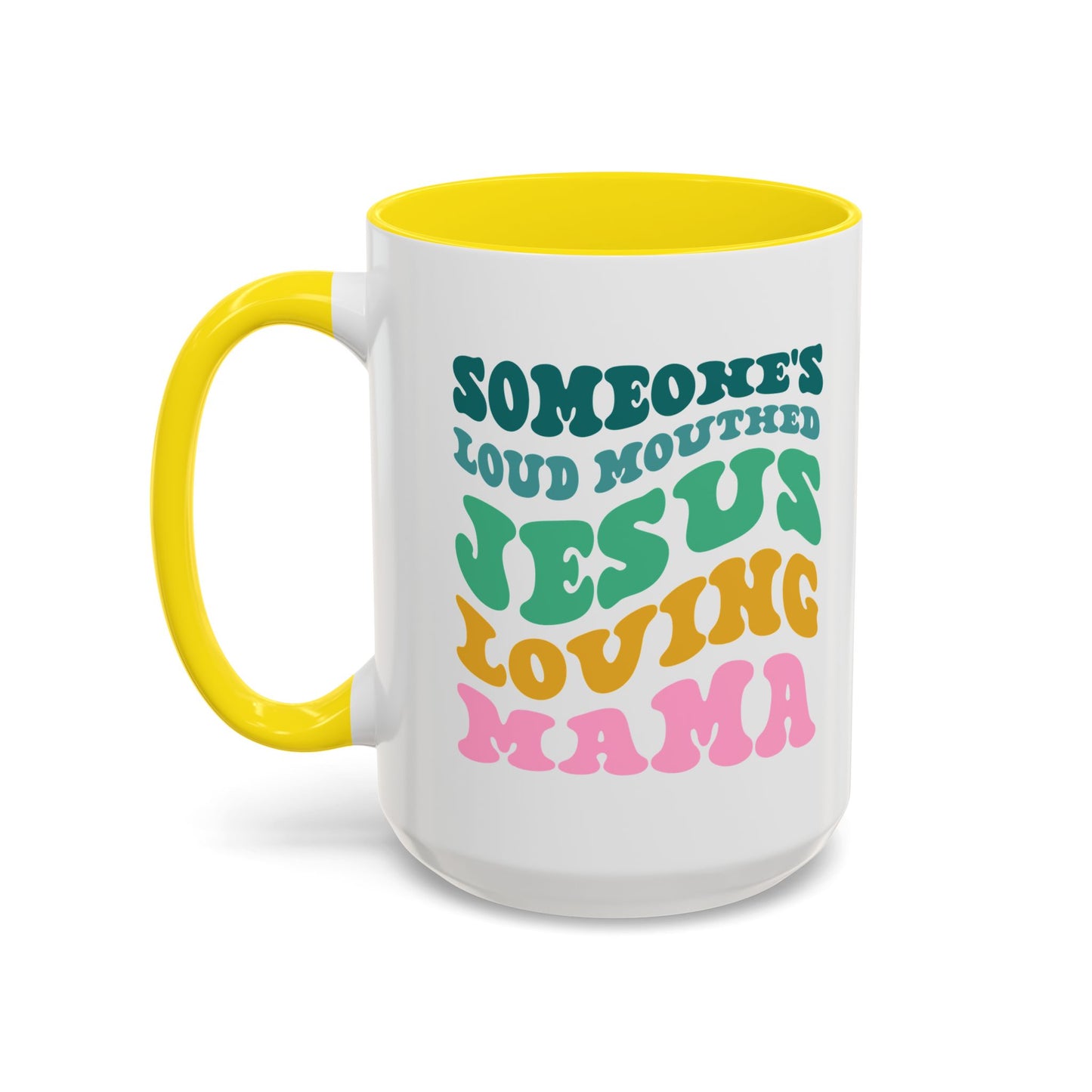 Loud-Mouthed Loving Mama Coffee Mug - Ideal Gift for Moms, Funny Mug, Faith-Based Gift, Colorful Tea Cup, Mother's Day Surprise