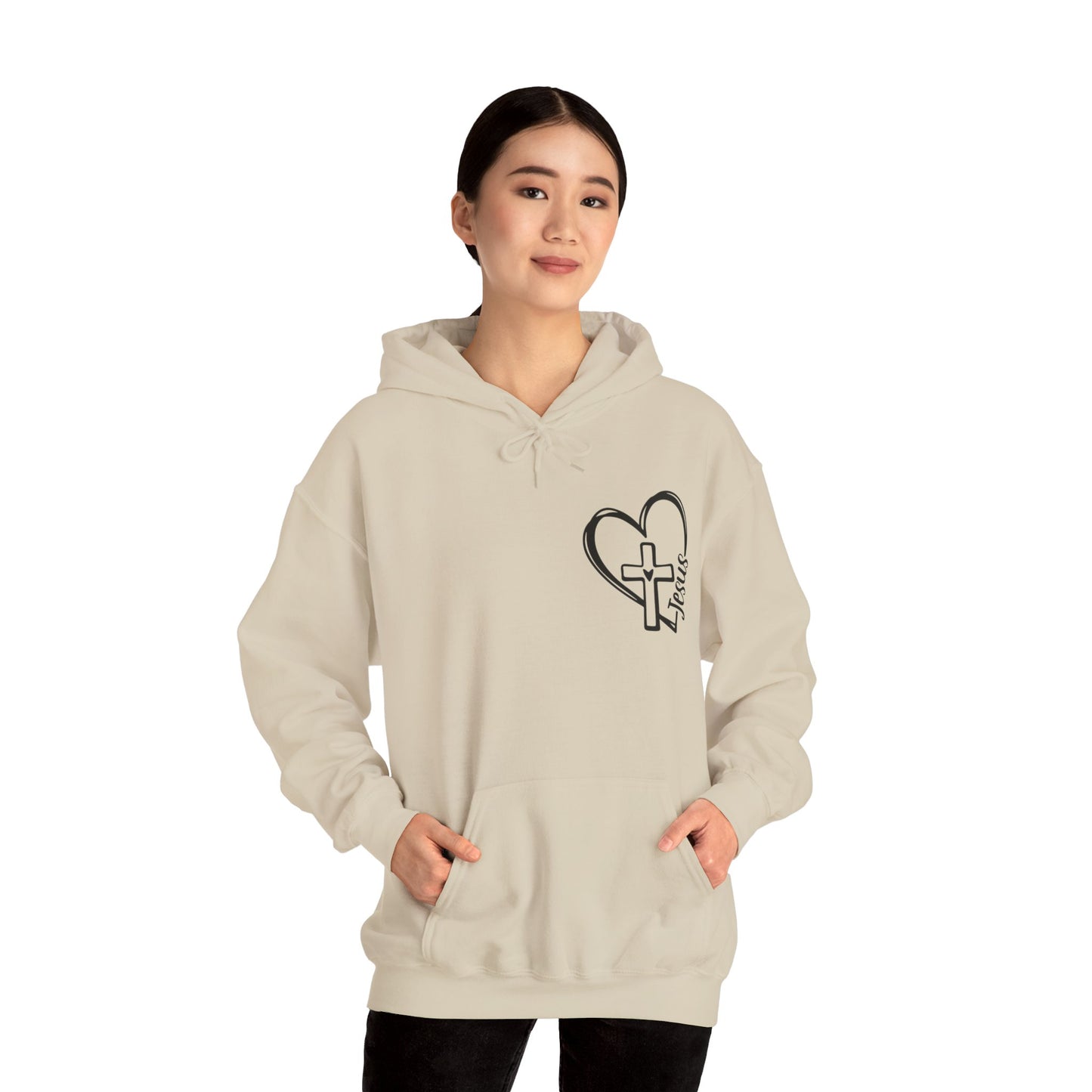 Jesus I Found My Hope  Unisex Christian Hooded Pullover Sweatshirt