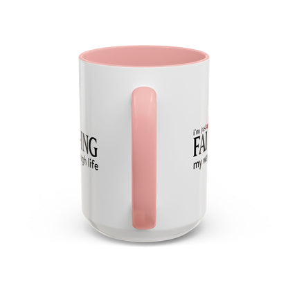 Faith-Inspired Coffee Accent Mug - Motivational Drinkware for Daily Inspiration