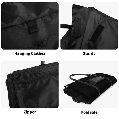Not Perfect Just Forgiven Christian PU Leather Duffle Bag Foldable Travel Bag