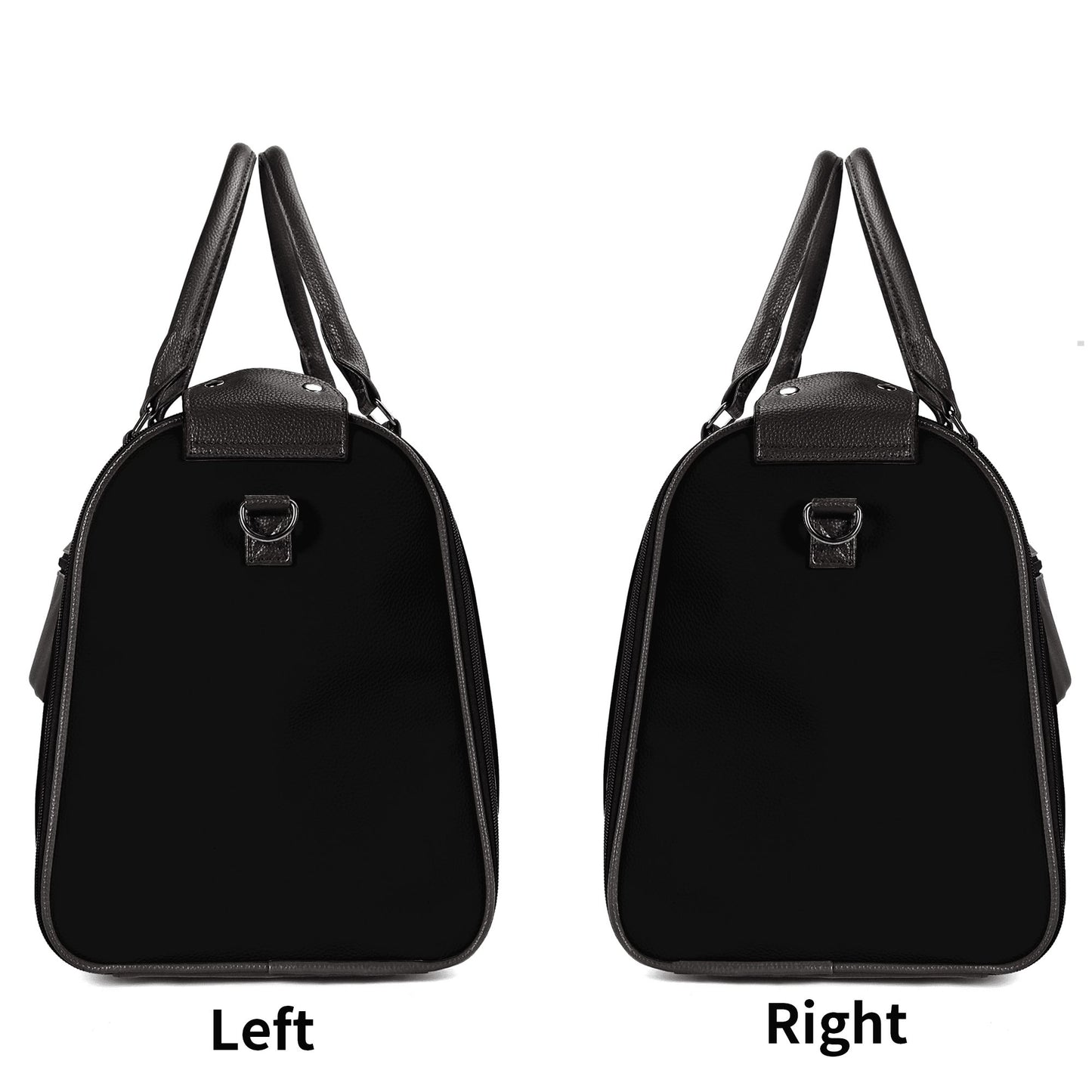 Not Perfect Just Forgiven Christian PU Leather Duffle Bag Foldable Travel Bag